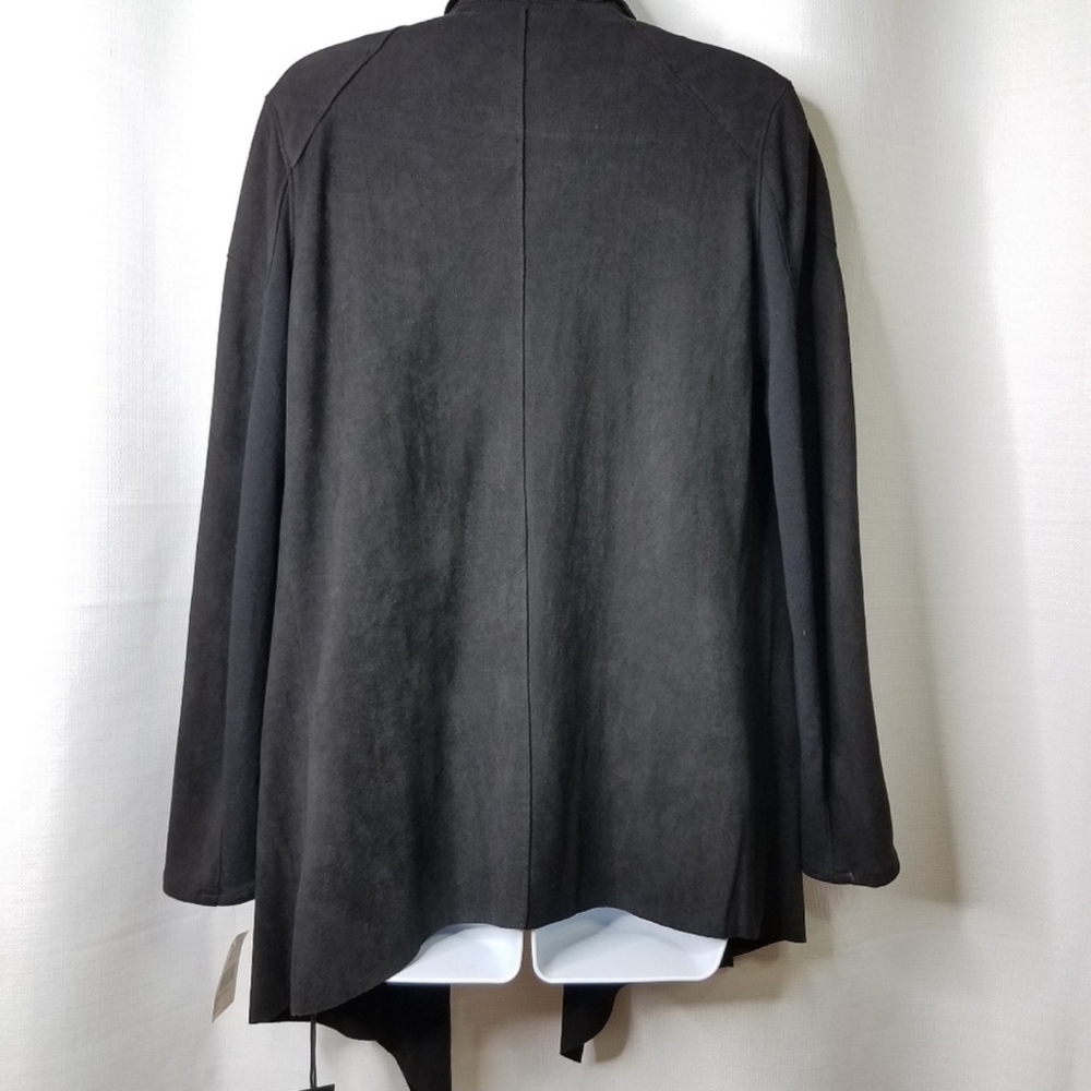 Blank NYC black Cloud Nine drape jacket - Picture 3 of 11
